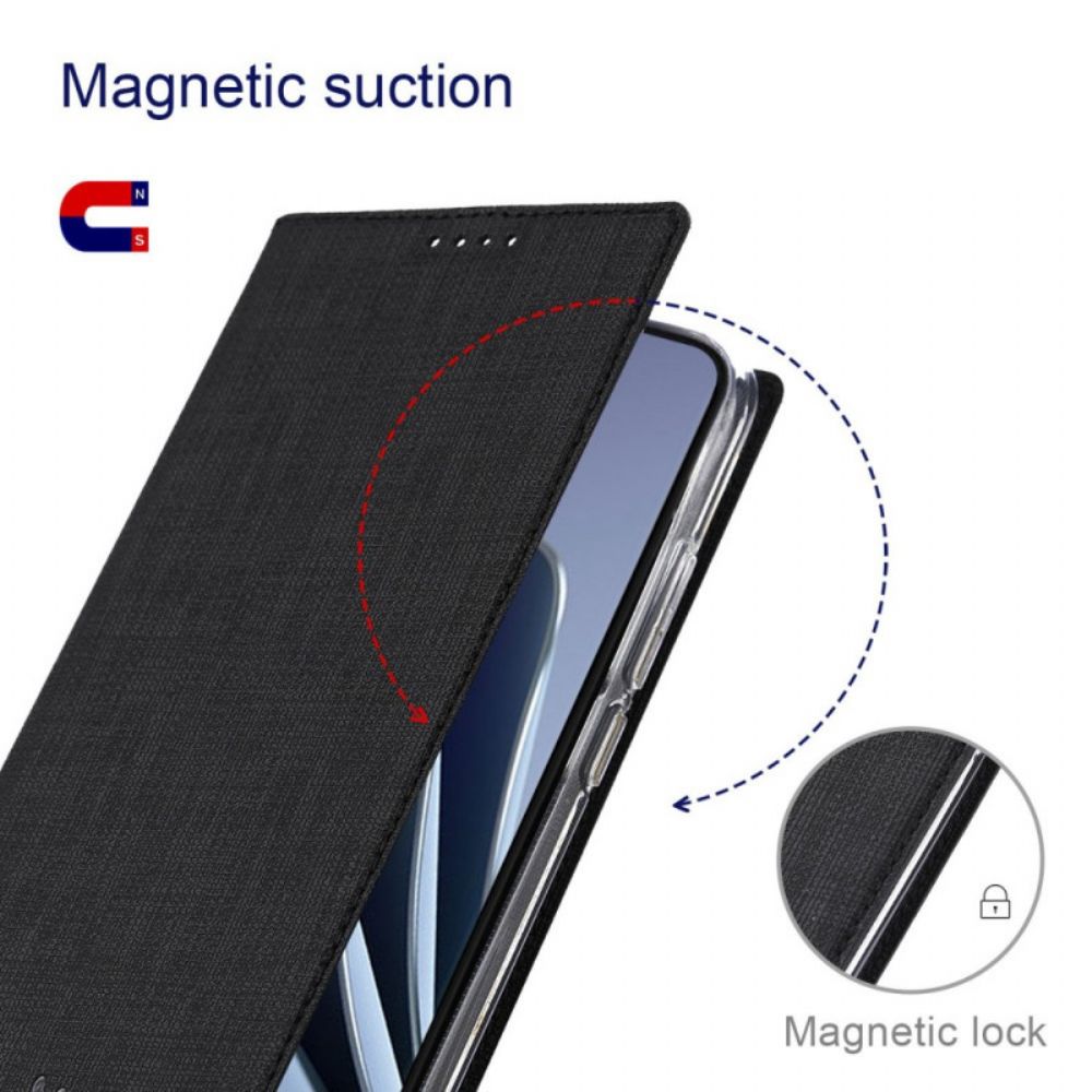 Schutzhülle Für OnePlus 10 Pro 5G Flip Case Vili Stoffstruktur