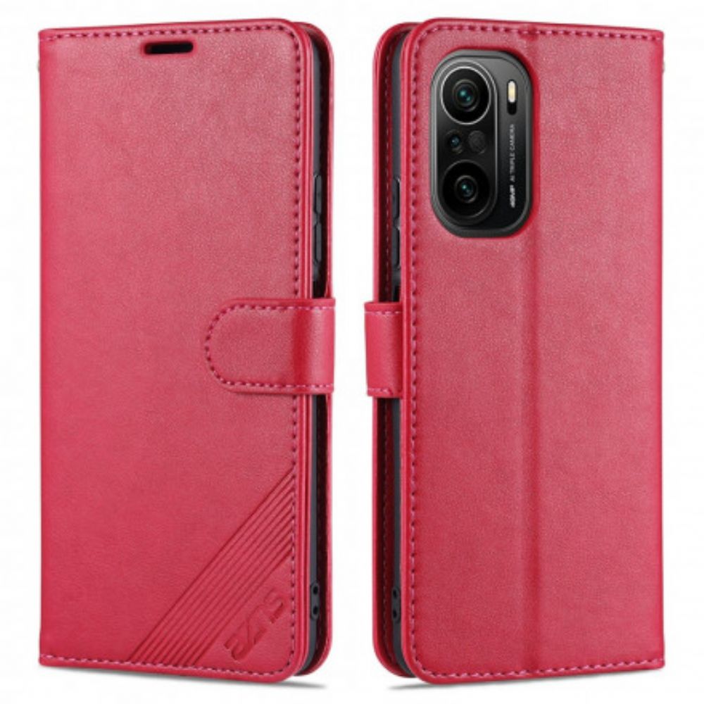 Flip Case Für Xiaomi Mi 11i 5G / Poco F3 Azns Kunstleder