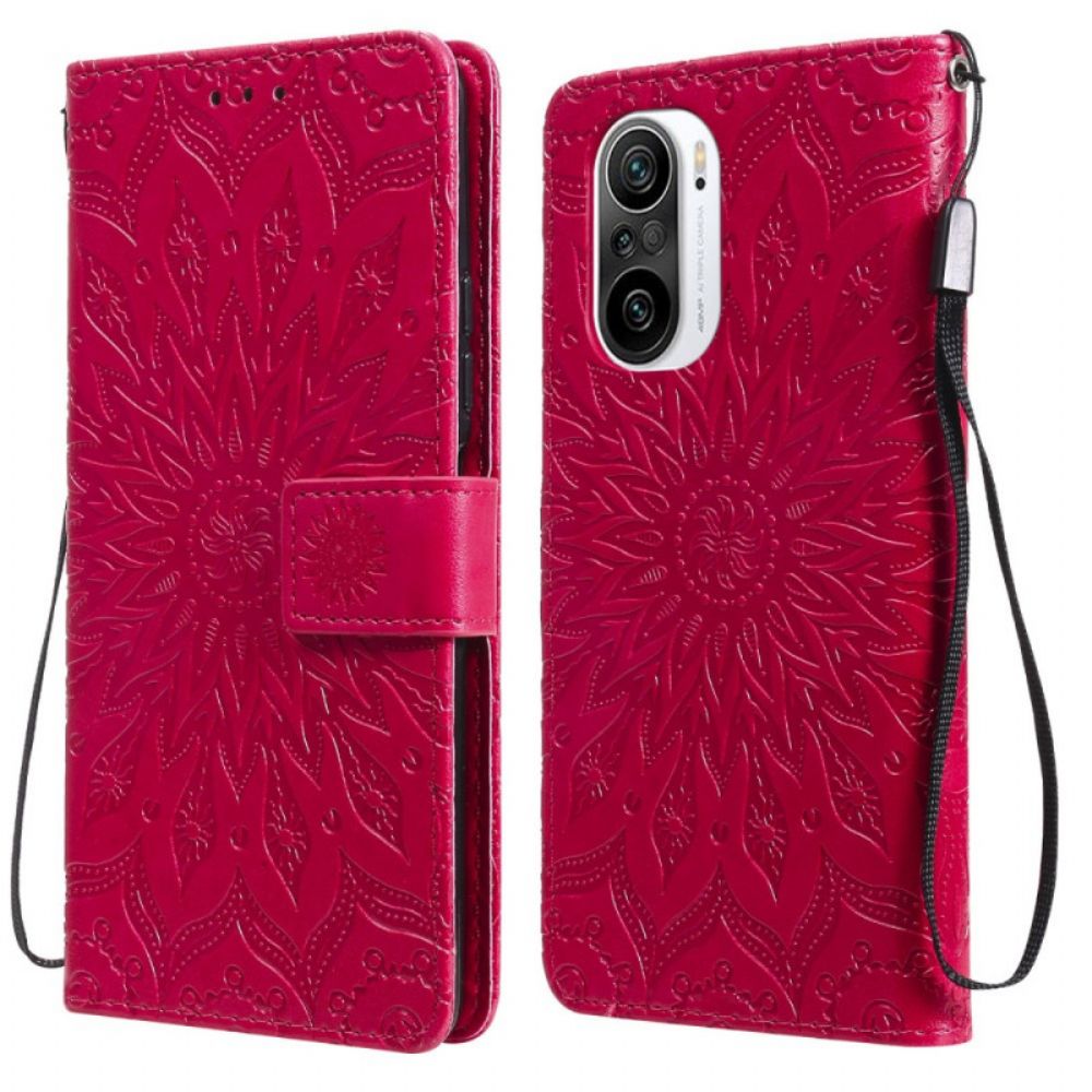 Flip Case Für Xiaomi Mi 11i 5G / Poco F3 Sonnenblume