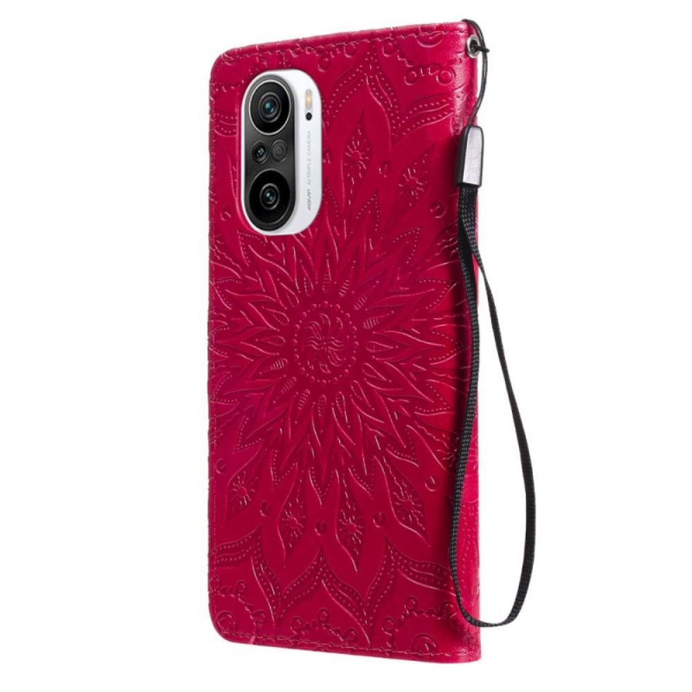 Flip Case Für Xiaomi Mi 11i 5G / Poco F3 Sonnenblume