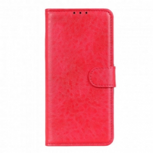 Flip Case Für Xiaomi Mi 11i 5G / Poco F3 Strukturiertes Kunstleder