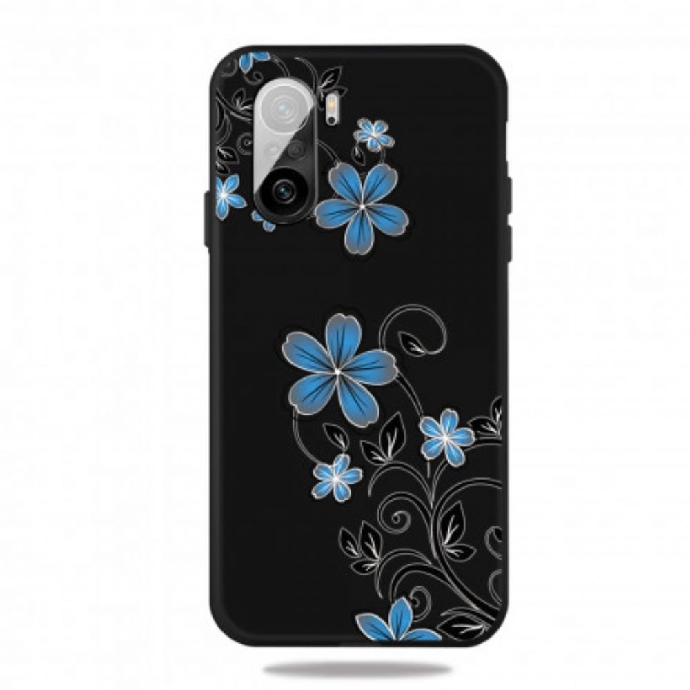 Handyhülle Für Xiaomi Mi 11i 5G / Poco F3 Blaue Blumen