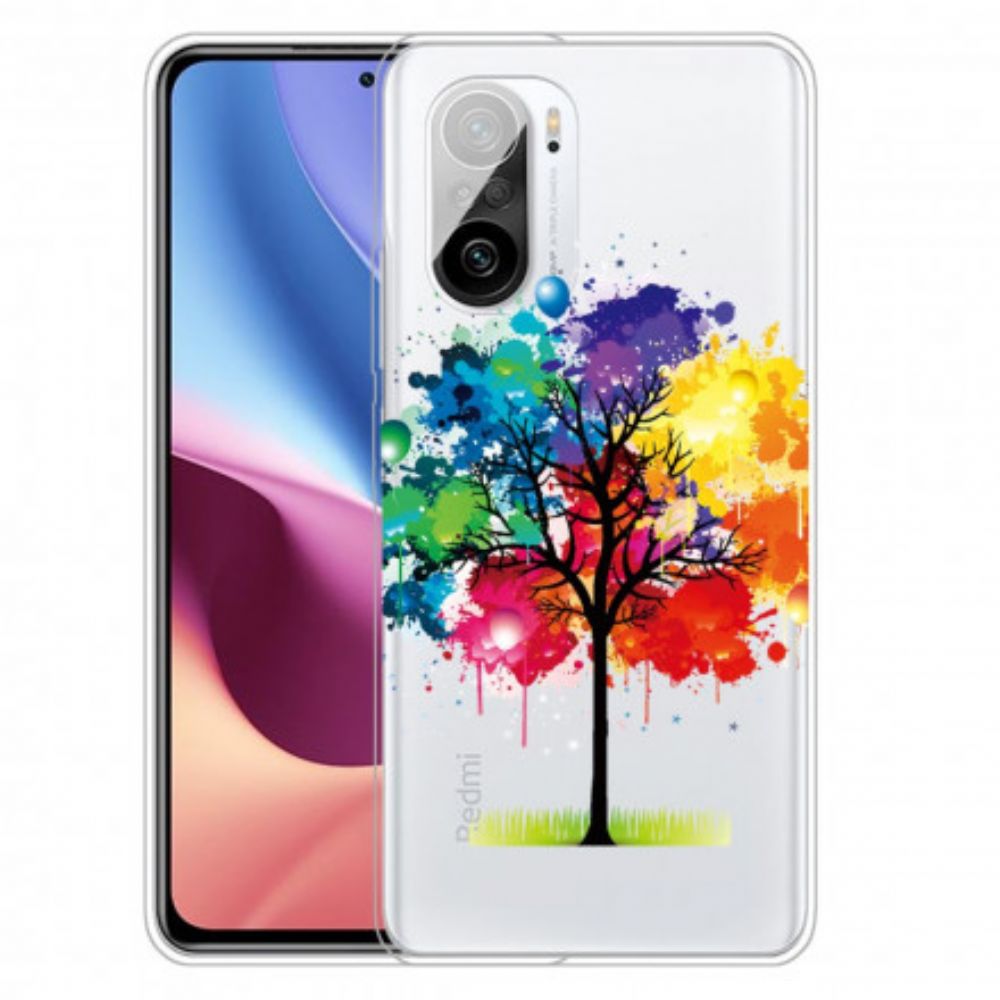 Handyhülle Für Xiaomi Mi 11i 5G / Poco F3 Transparenter Aquarellbaum