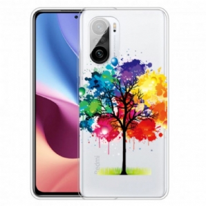 Handyhülle Für Xiaomi Mi 11i 5G / Poco F3 Transparenter Aquarellbaum