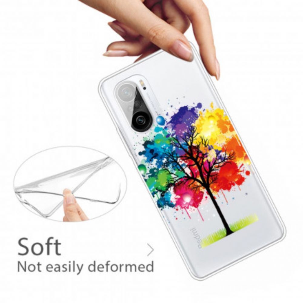 Handyhülle Für Xiaomi Mi 11i 5G / Poco F3 Transparenter Aquarellbaum