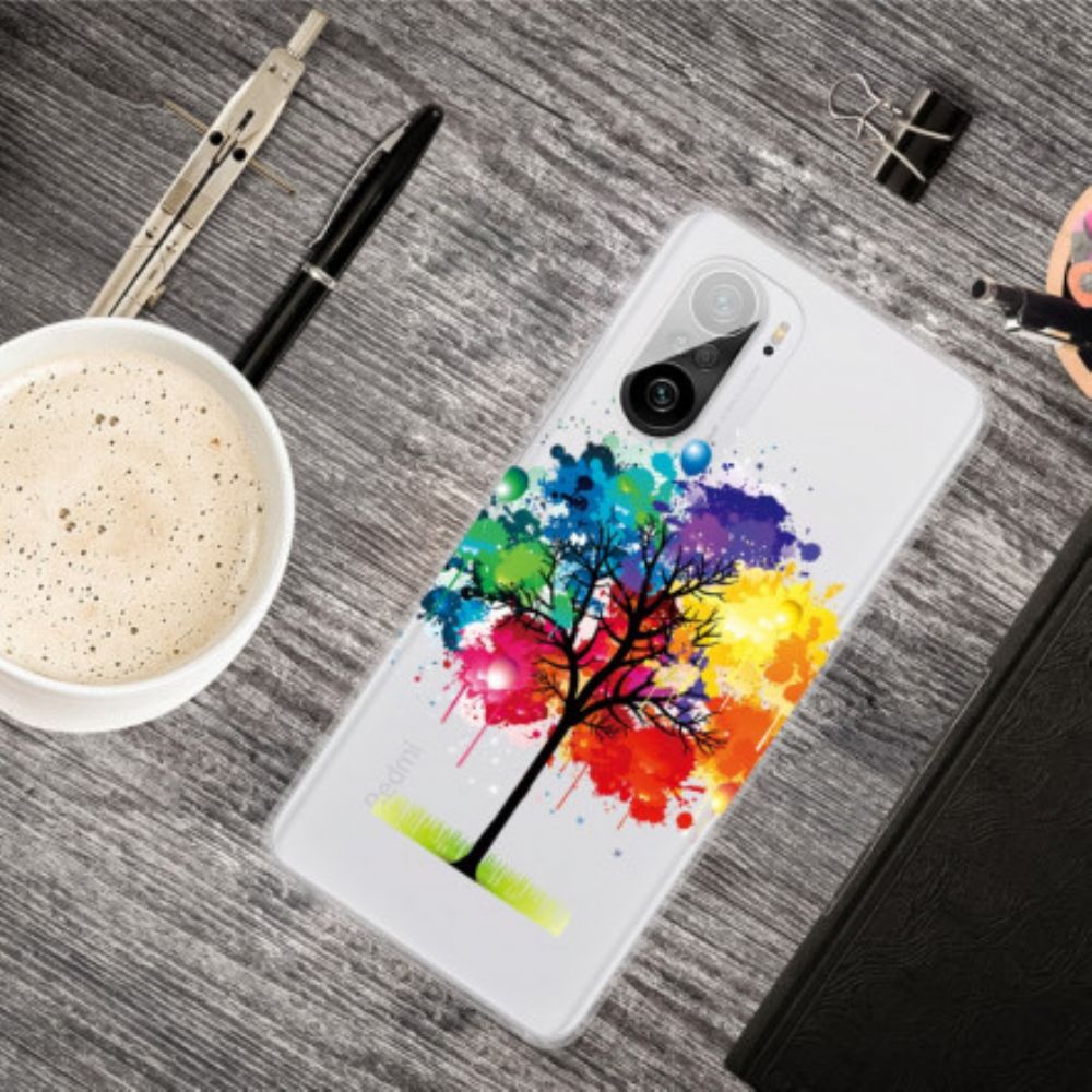 Handyhülle Für Xiaomi Mi 11i 5G / Poco F3 Transparenter Aquarellbaum