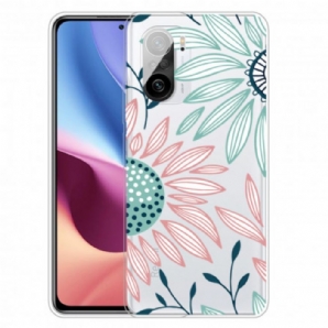 Hülle Für Xiaomi Mi 11i 5G / Poco F3 Durchsichtige Blume