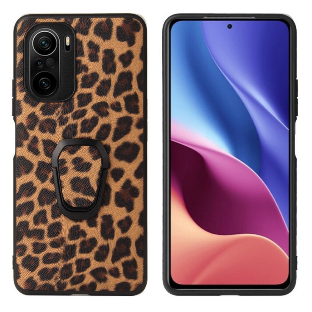 Hülle Für Xiaomi Mi 11i 5G / Poco F3 Leopardenring-halter Leopardenring-halter