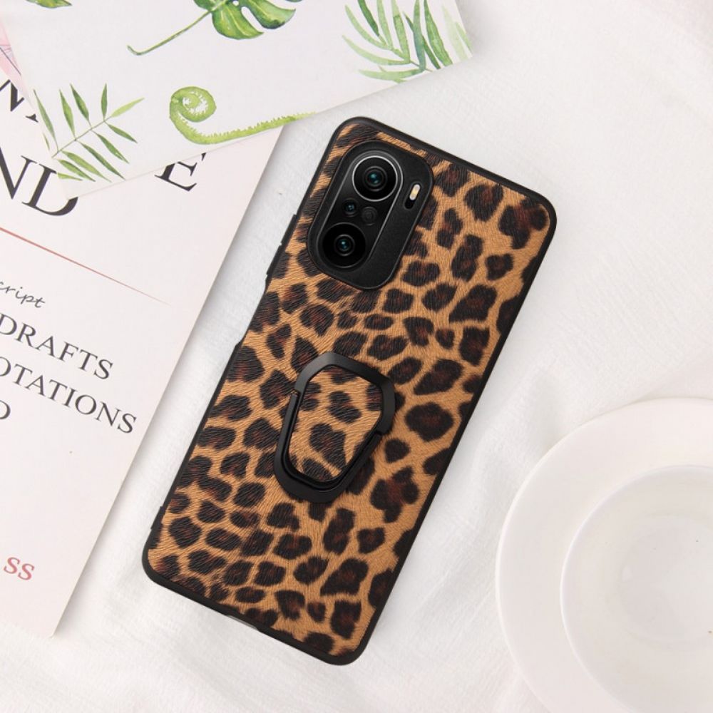 Hülle Für Xiaomi Mi 11i 5G / Poco F3 Leopardenring-halter Leopardenring-halter