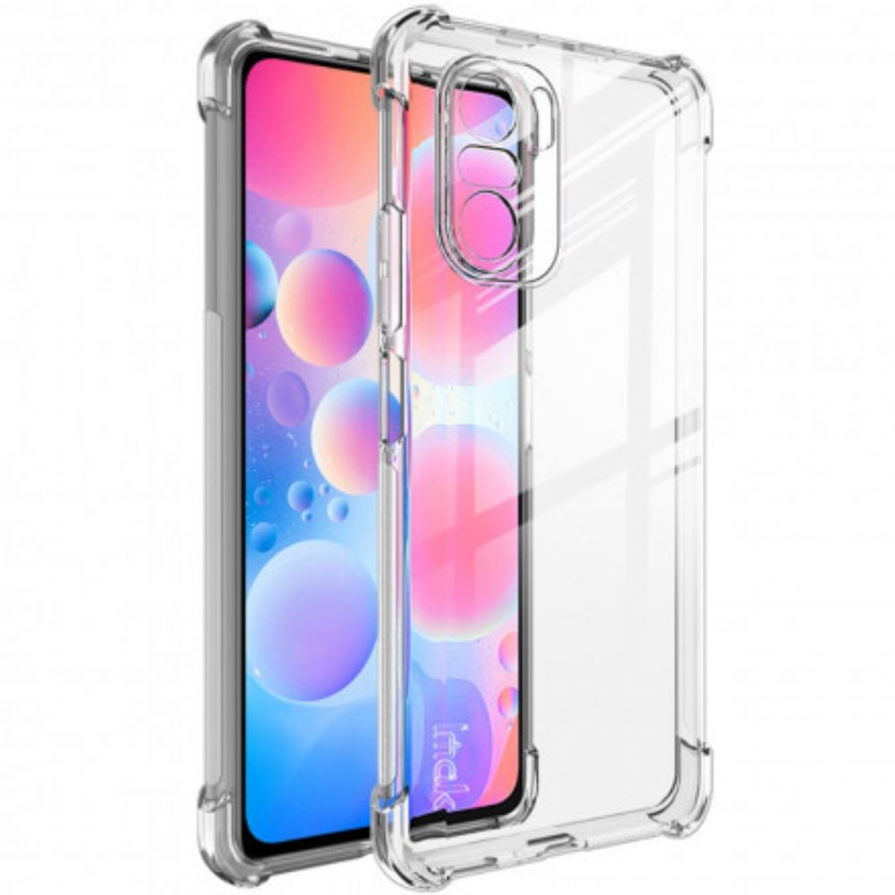 Hülle Für Xiaomi Mi 11i 5G / Poco F3 Transparent Mit Imak Screen Film