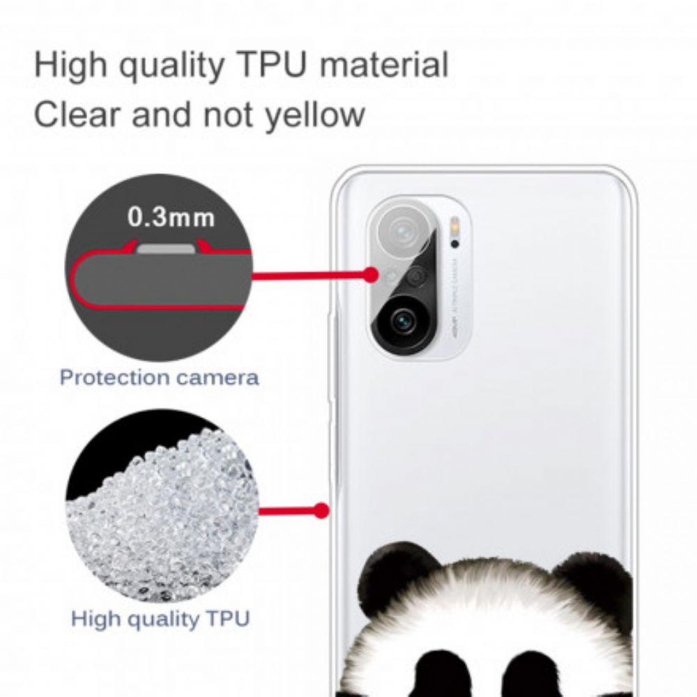 Hülle Für Xiaomi Mi 11i 5G / Poco F3 Transparenter Panda