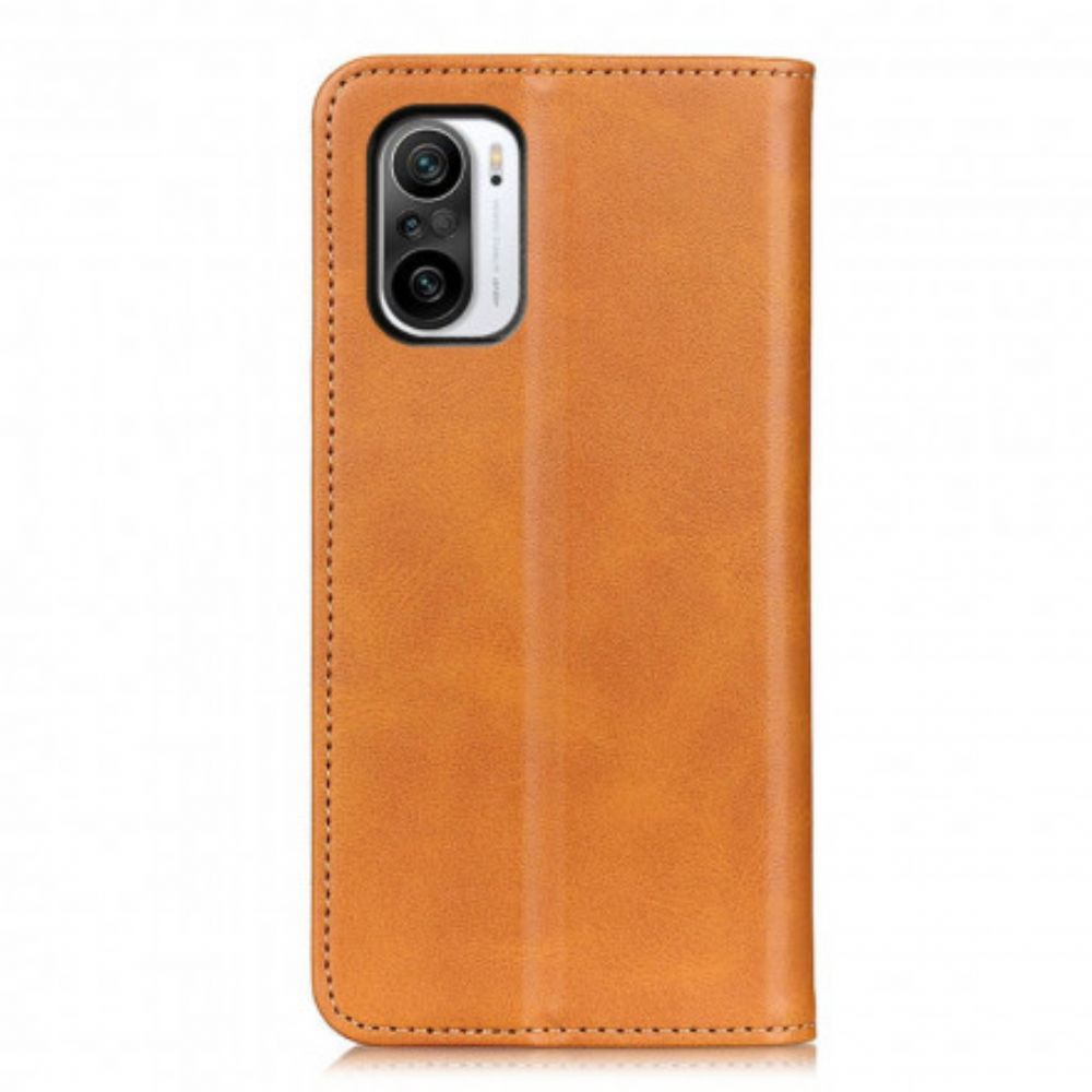 Schutzhülle Für Xiaomi Mi 11i 5G / Poco F3 Flip Case Elegance Spaltleder