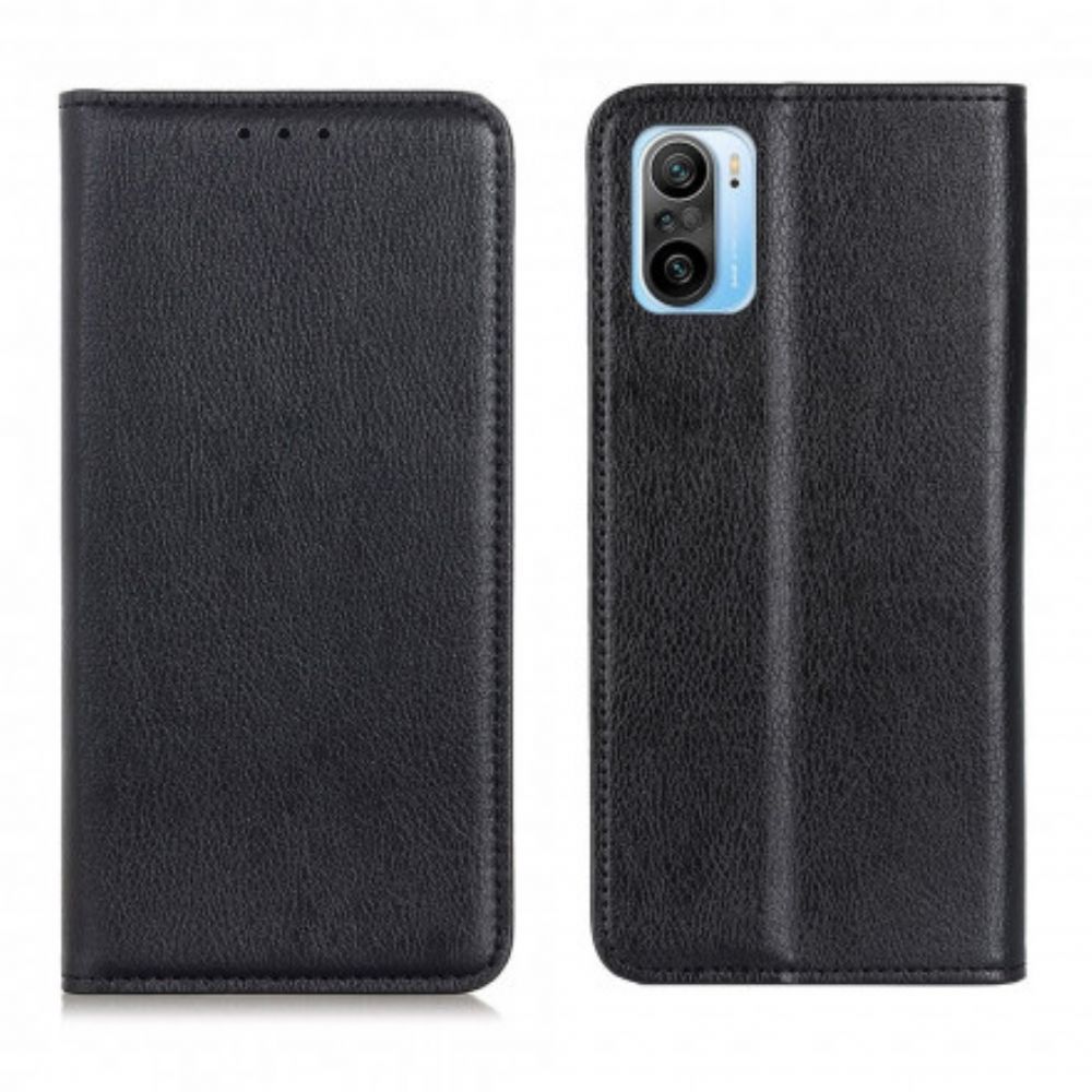 Schutzhülle Für Xiaomi Mi 11i 5G / Poco F3 Flip Case Premium Split Litschi-leder