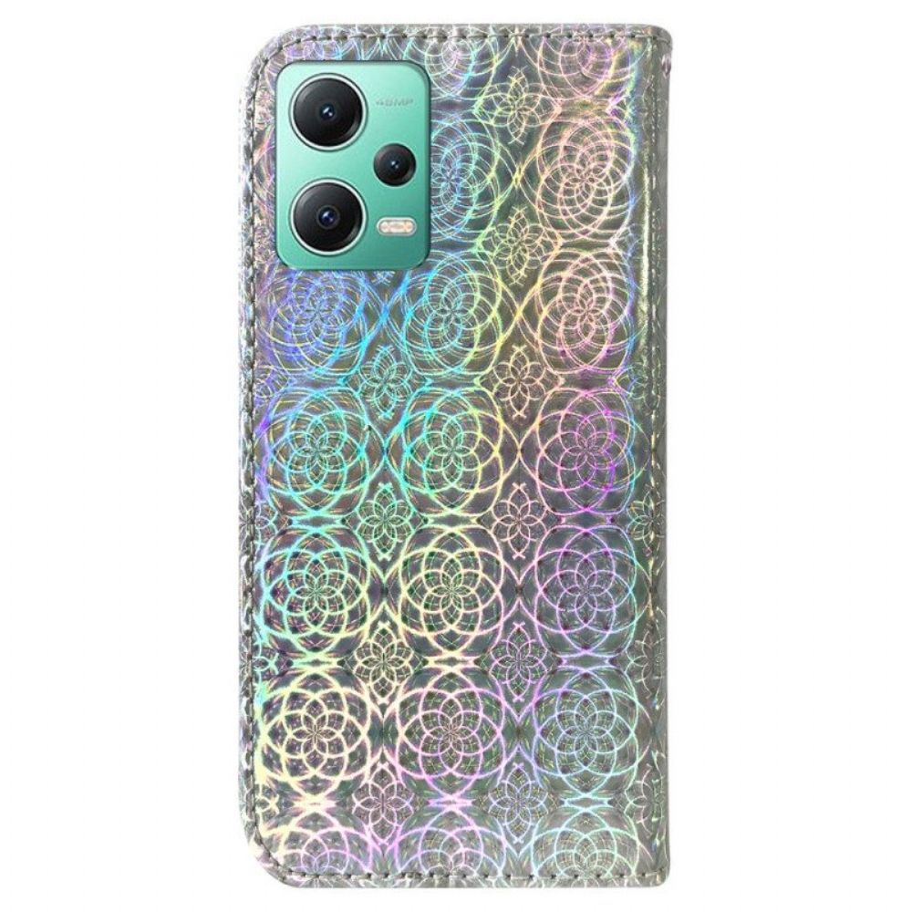 Flip Case Für Poco X5 5G Disco-stil