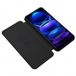 Schutzhülle Für Poco X5 5G Flip Case Kohlefaser