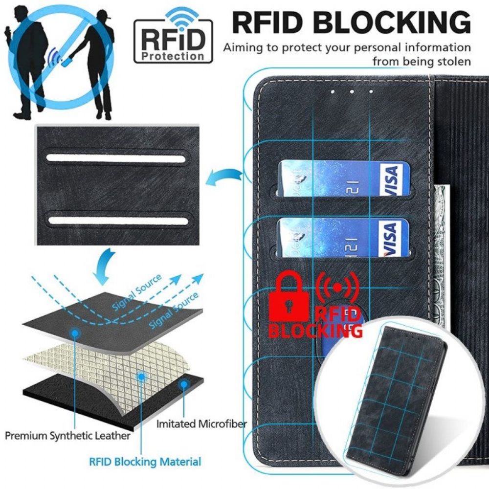 Schutzhülle Für Poco X5 5G Flip Case Rfid