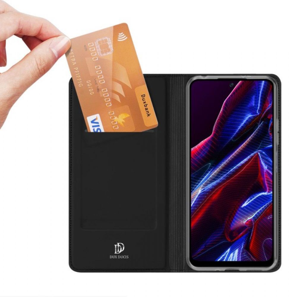 Schutzhülle Für Poco X5 5G Flip Case Skin-pro-serie Dux Ducis