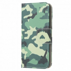 Flip Case Für Moto G10 / G30 Militärische Tarnung