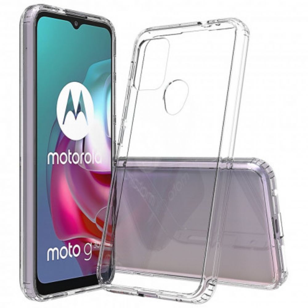 Hülle Für Moto G10 / G30 Transparente Verstärkte Ecken