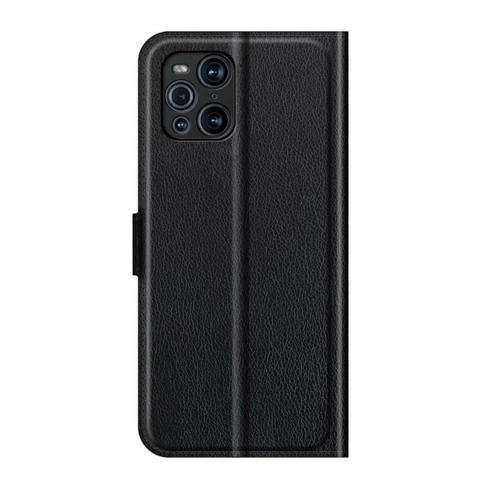 Flip Case Für Oppo Find X3 / X3 Pro Klassisch