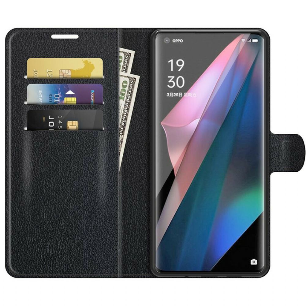 Flip Case Für Oppo Find X3 / X3 Pro Klassisch