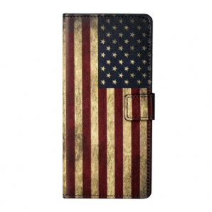 Flip Case Für OnePlus Nord 2 5G Amerikanische Flagge