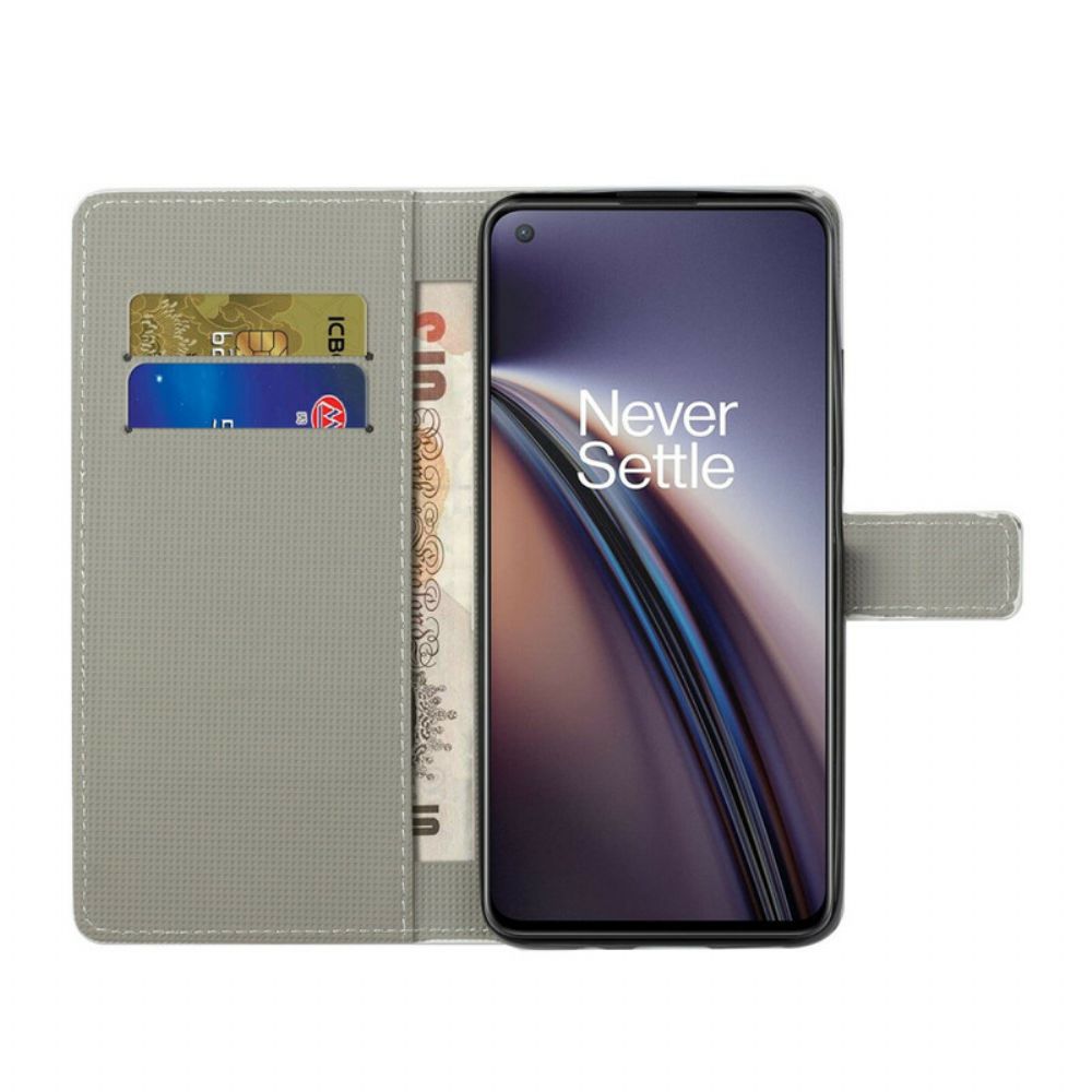 Flip Case Für OnePlus Nord 2 5G Amerikanische Flagge