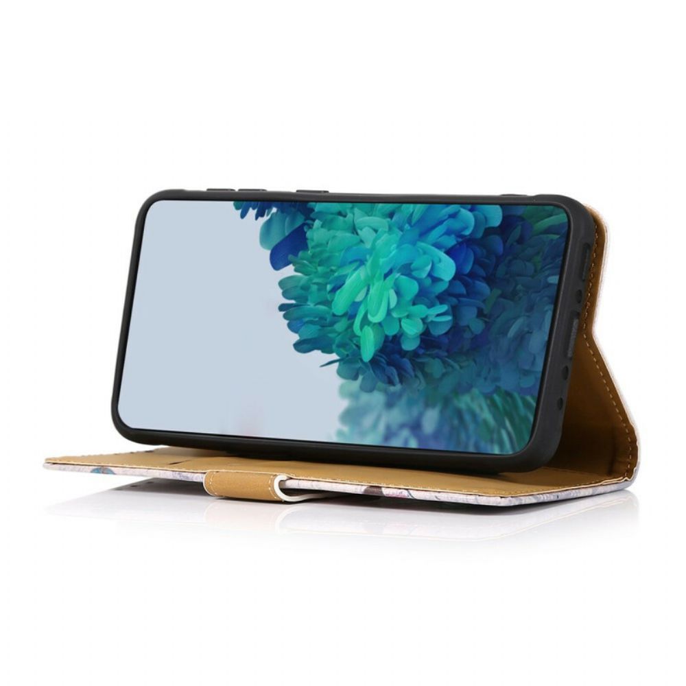 Flip Case Für OnePlus Nord 2 5G Blühender Baum