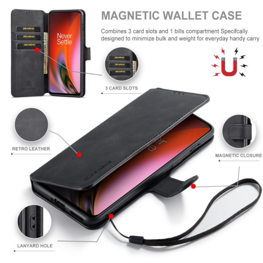 Flip Case Für OnePlus Nord 2 5G Dg.ming Retro