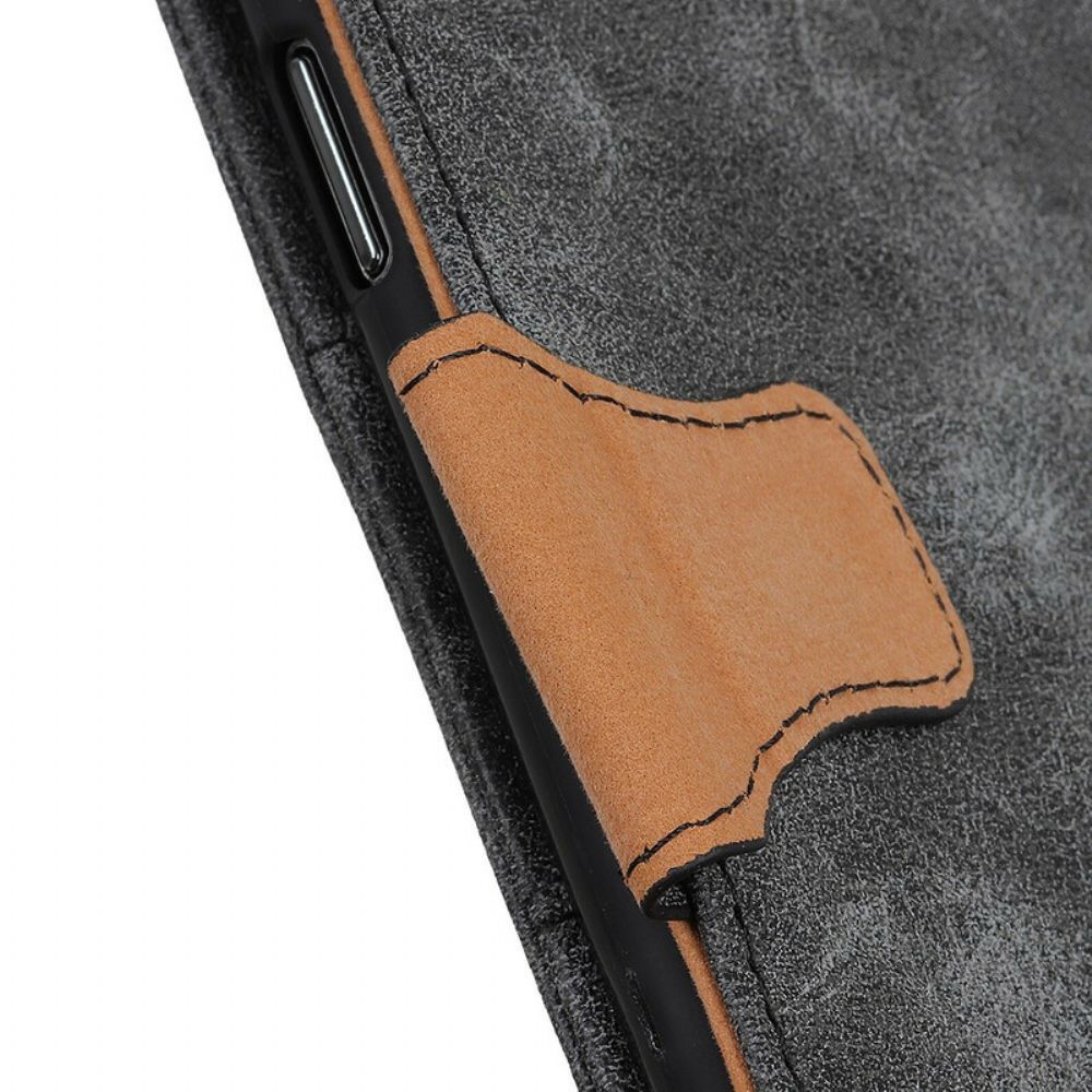 Flip Case Für OnePlus Nord 2 5G Flip Case Doppelseitige Magnetklappe Im Vintage-stil