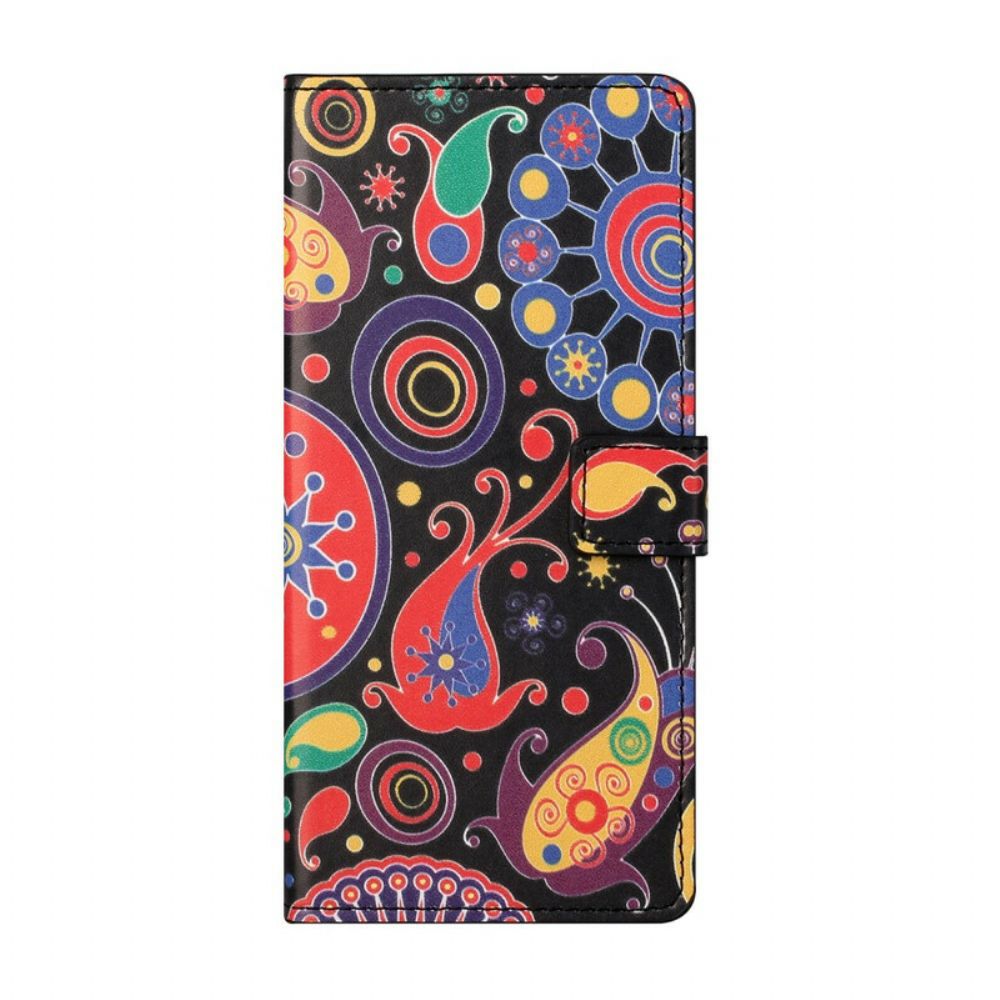 Flip Case Für OnePlus Nord 2 5G Galaxiezeichnungen