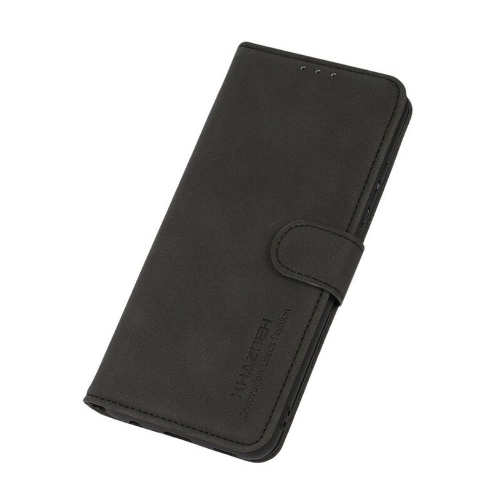 Flip Case Für OnePlus Nord 2 5G Khazneh Modischer Ledereffekt