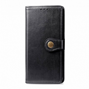 Flip Case Für OnePlus Nord 2 5G Kunstleder Und Vintage-verschluss