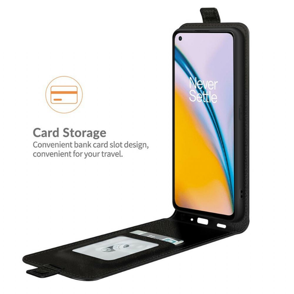 Flip Case Für OnePlus Nord 2 5G Flip Case Retro-faltung