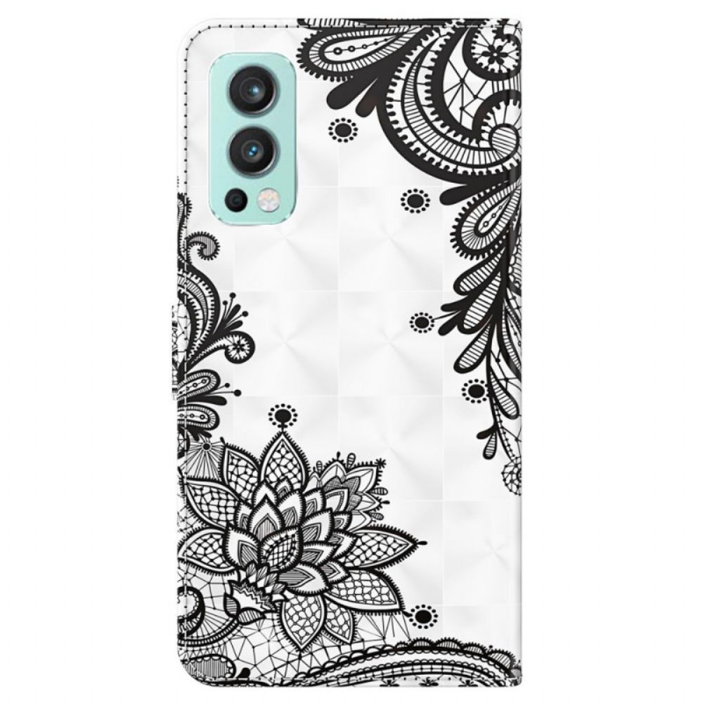 Flip Case Für OnePlus Nord 2 5G Schicke Spitze