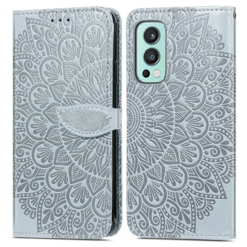 Flip Case Für OnePlus Nord 2 5G Stammesblätter