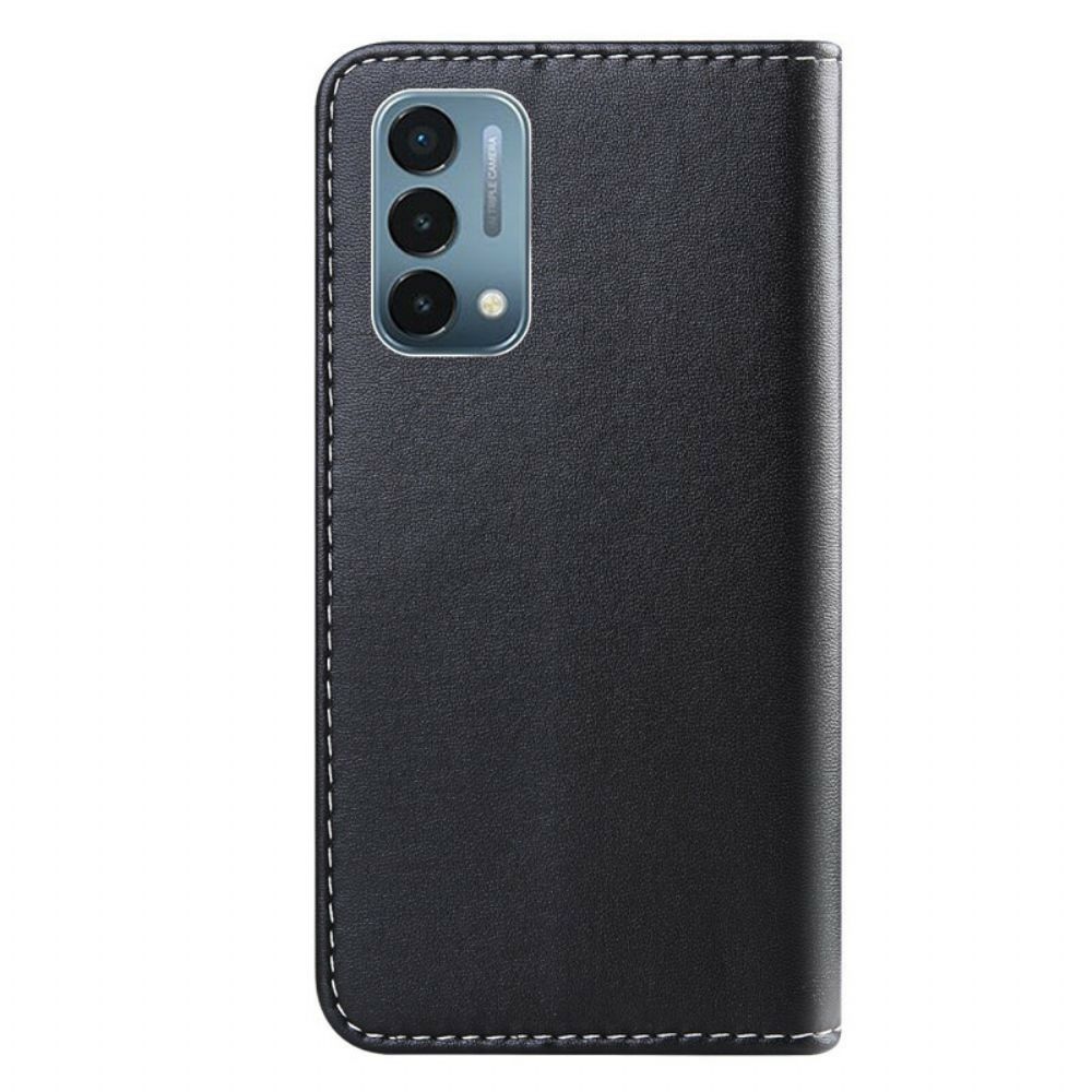 Flip Case Für OnePlus Nord 2 5G Tricolor Lederoptik