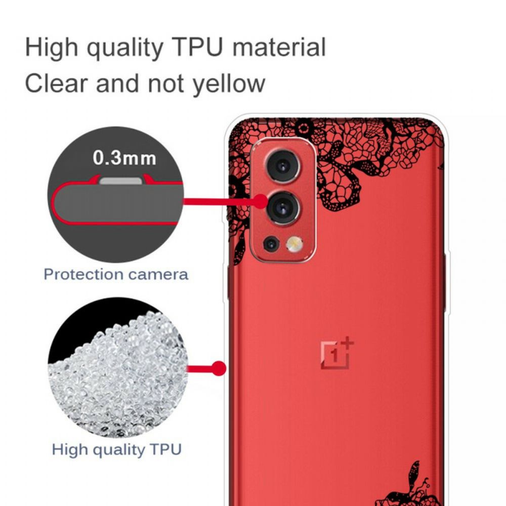 Handyhülle Für OnePlus Nord 2 5G Feine Spitze