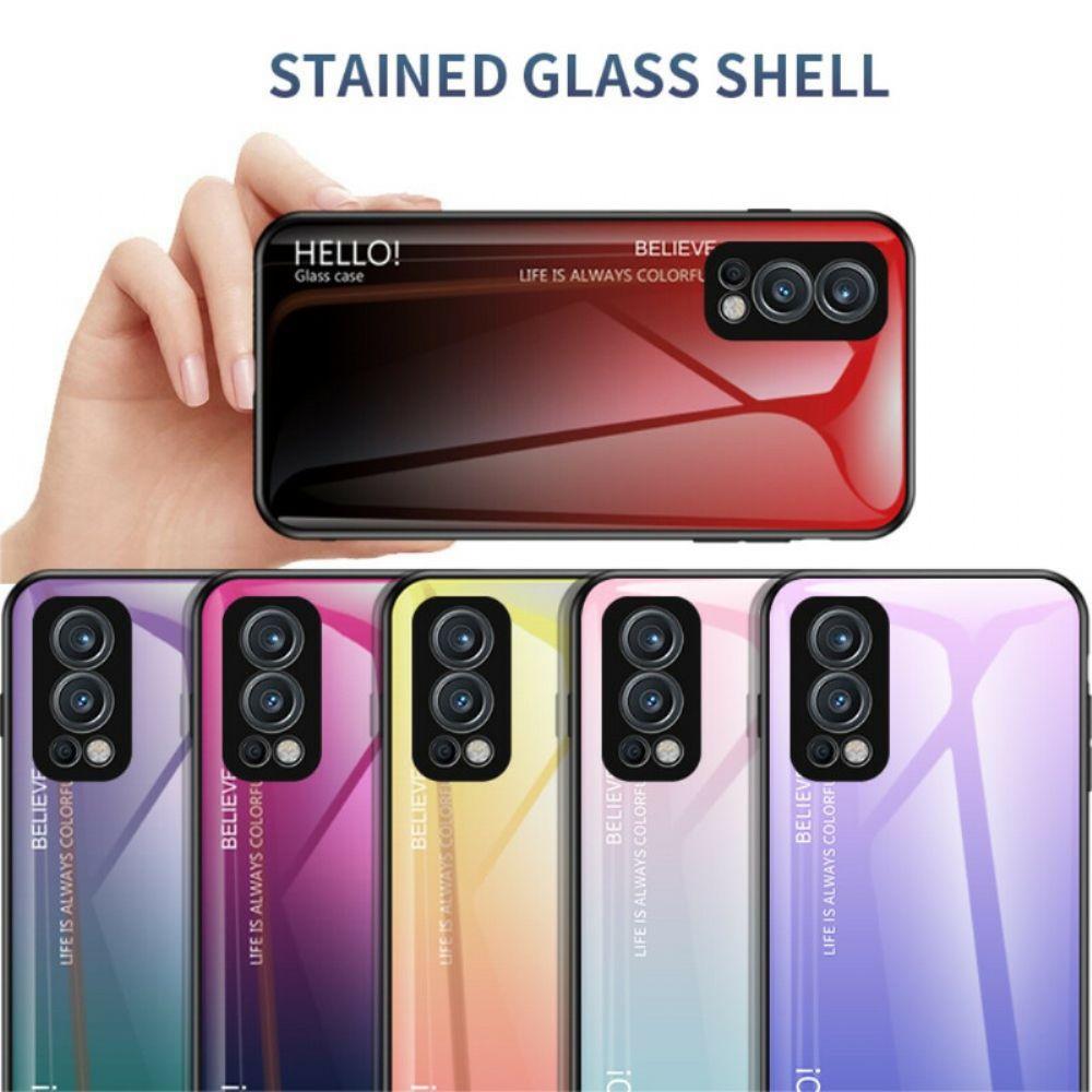 Hülle Für OnePlus Nord 2 5G Hallo Tempered Glass