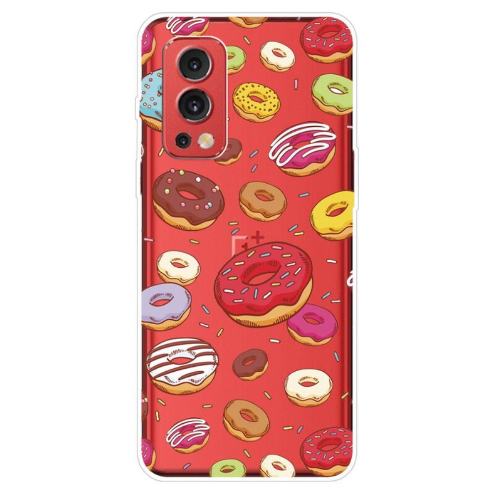 Hülle Für OnePlus Nord 2 5G Liebe Donuts