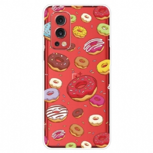 Hülle Für OnePlus Nord 2 5G Liebe Donuts