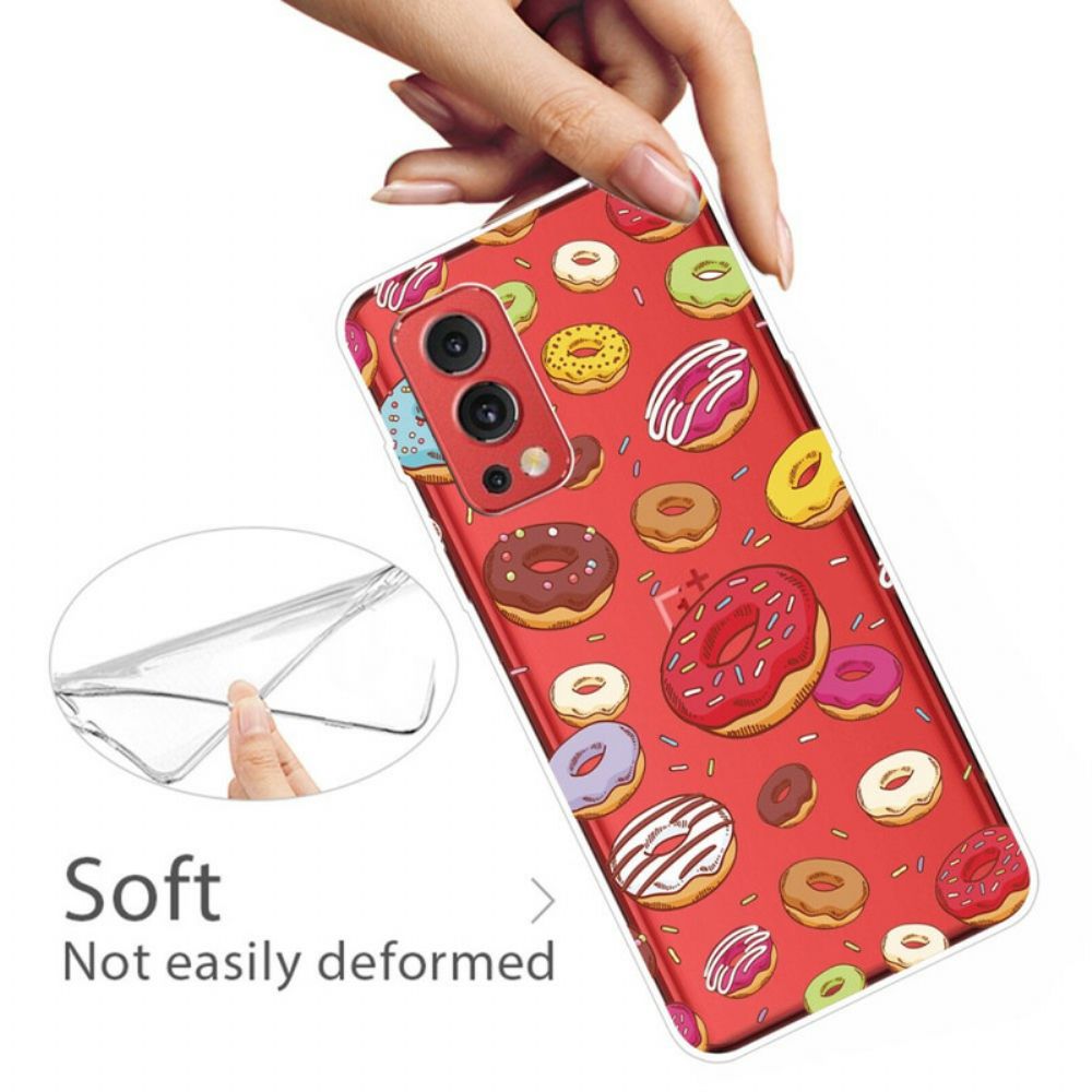 Hülle Für OnePlus Nord 2 5G Liebe Donuts