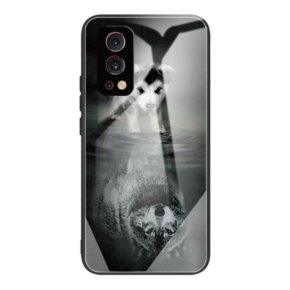 Hülle Für OnePlus Nord 2 5G Puppy Dream Gehärtetes Glas