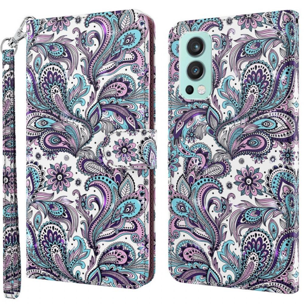 Lederhüllen Für OnePlus Nord 2 5G Paisley-muster