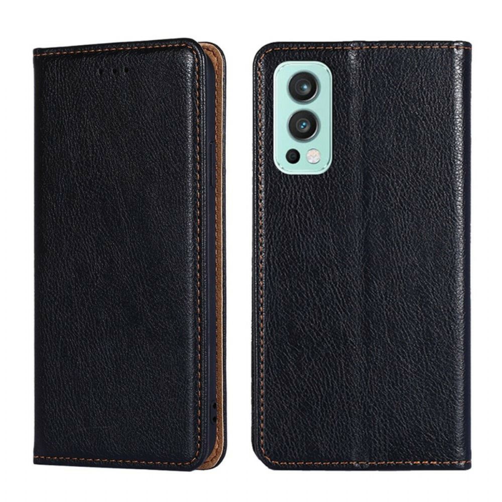 Schutzhülle Für OnePlus Nord 2 5G Flip Case Leder Im Vintage-stil