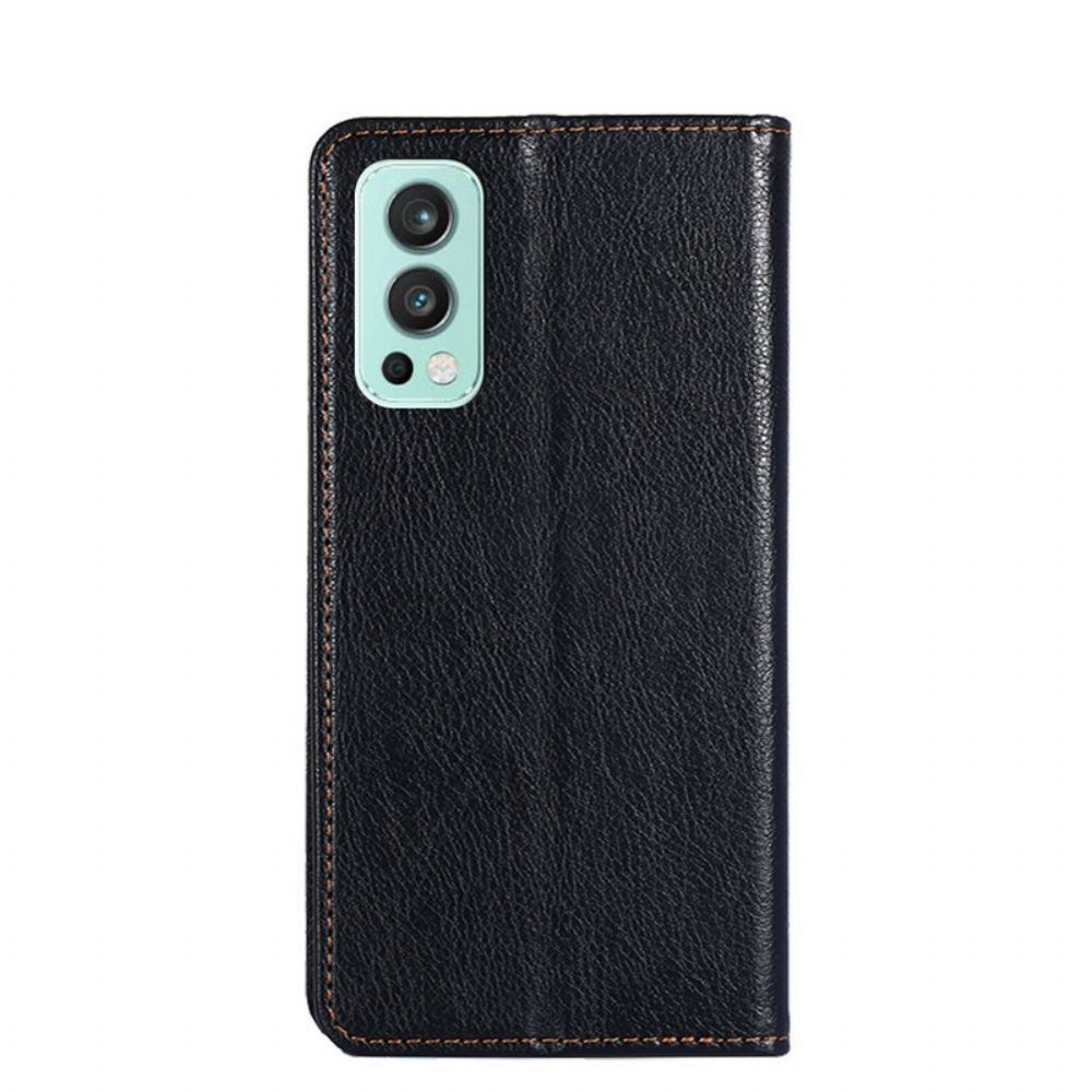 Schutzhülle Für OnePlus Nord 2 5G Flip Case Leder Im Vintage-stil