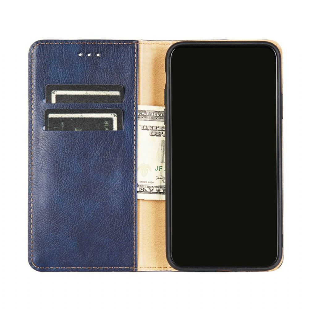 Schutzhülle Für OnePlus Nord 2 5G Flip Case Leder Im Vintage-stil