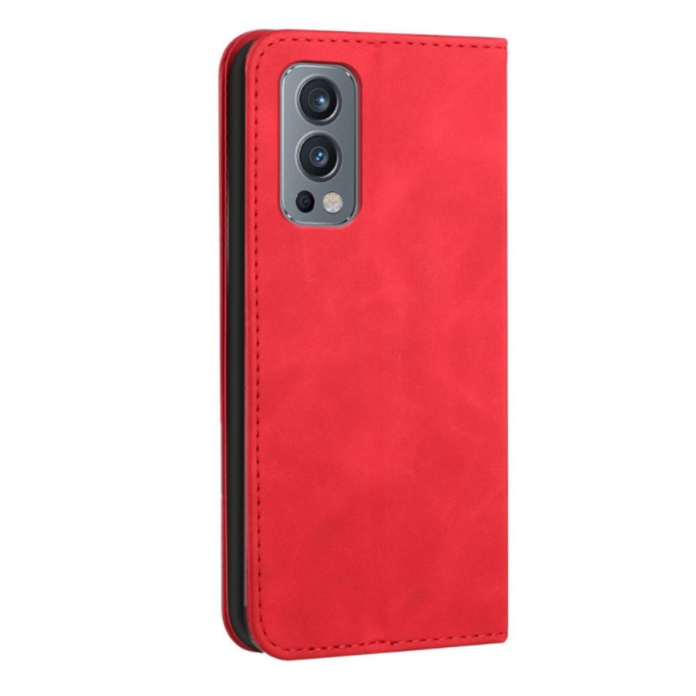 Schutzhülle Für OnePlus Nord 2 5G Flip Case Lederoptik Im S-design