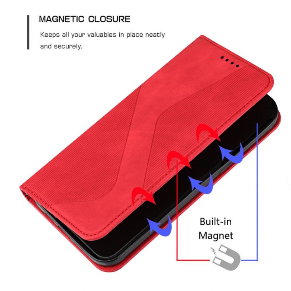 Schutzhülle Für OnePlus Nord 2 5G Flip Case Lederoptik Im S-design