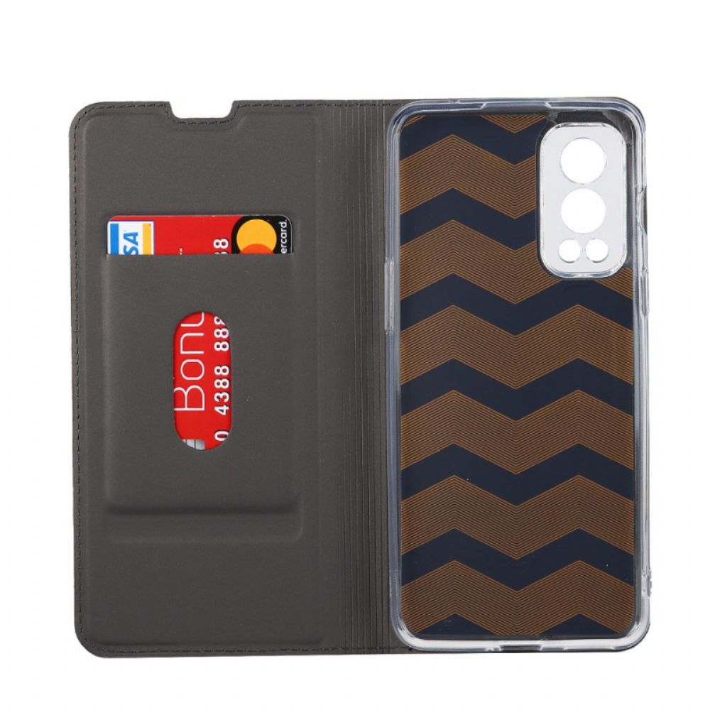 Schutzhülle Für OnePlus Nord 2 5G Flip Case Magnetverschluss